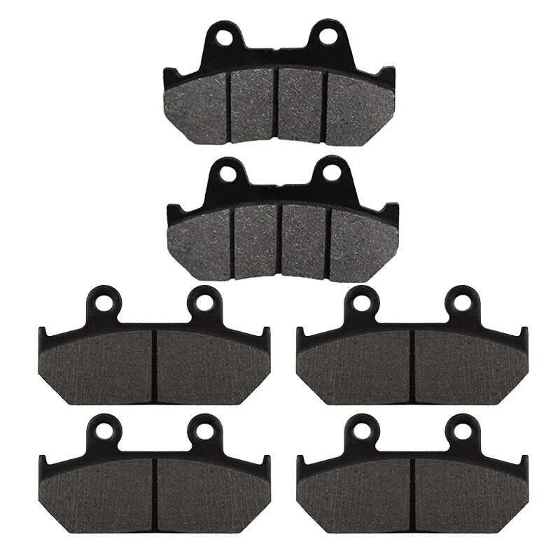 AHL – plaquettes de frein avant et arrière de moto, pour HONDA GL1500 GL 1500 Goldwing Aspencade Interstate VFR 700 750 VFR700 CBR 750 CBR750: Front and Rear