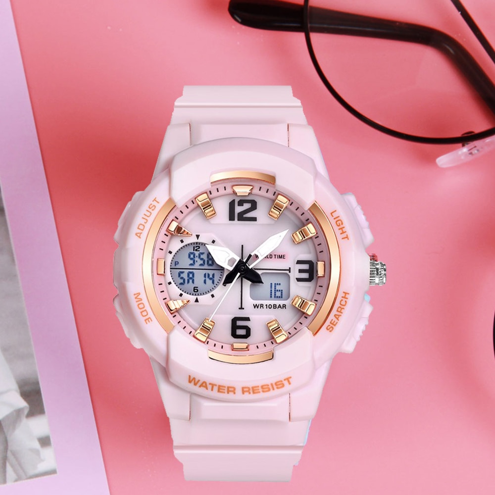Shifenmei luksusmærke kvinders ure ledet digital ur sport ure kvarts ur damer armbånd armbåndsur relogio feminino
