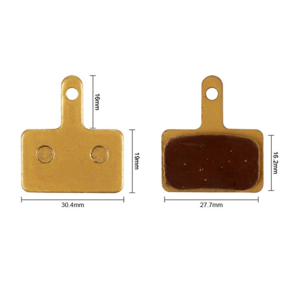 2 pares de pastillas de freno de Metal para bicicleta accesorios de pastillas de freno de disco para Shimano BR-M355 BR-M375 BR-M447