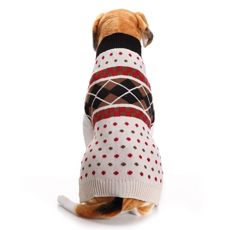 Grote Hond Trui Britse College Stijl Winter Warme Pet Kleding Voor Kleine Grote Hond Chihuahua Golden Retriever Pak Honden Huisdieren