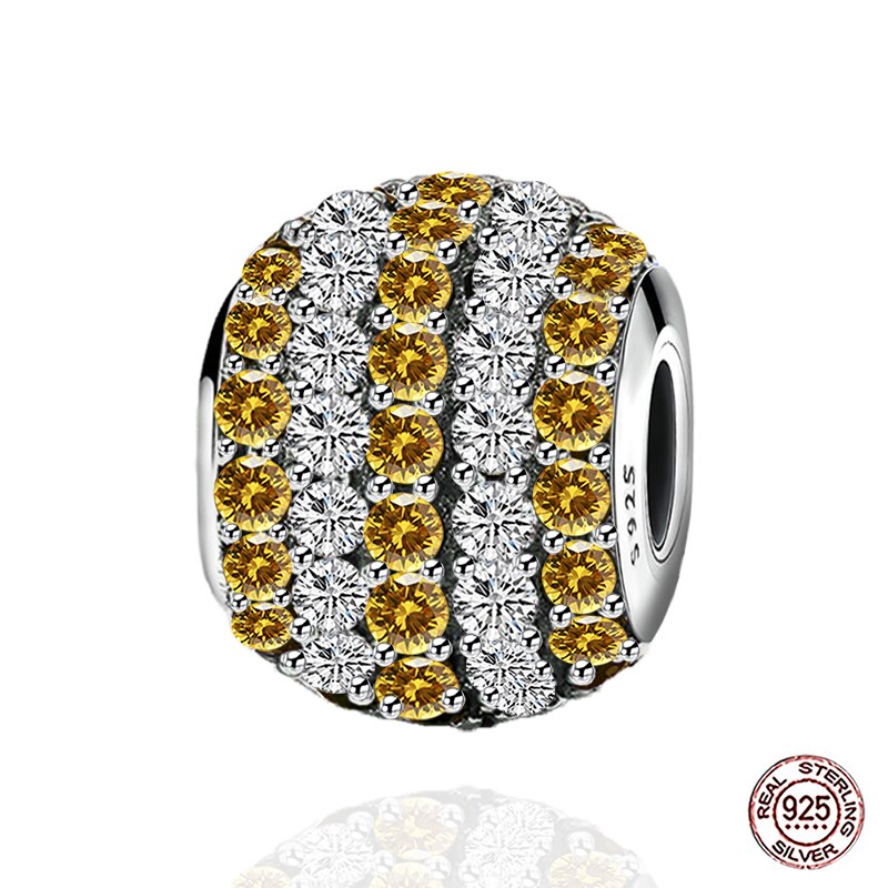 Sommer charme perler 925 sterlingsølv fit charms sølv 925 originale armbånd diy perler til smykker gør kvinder: Bd0250