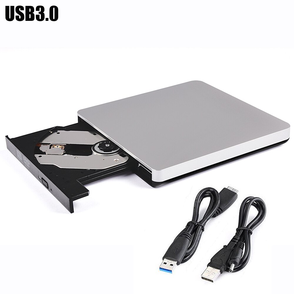 Ultra Slim Externe USB 3.0 Hoge Snelheid CD-RW DVD-RW Super Drive Speler Schrijver Brander voor HP ASUS DELL Samsung Lenovo, PC Laptop