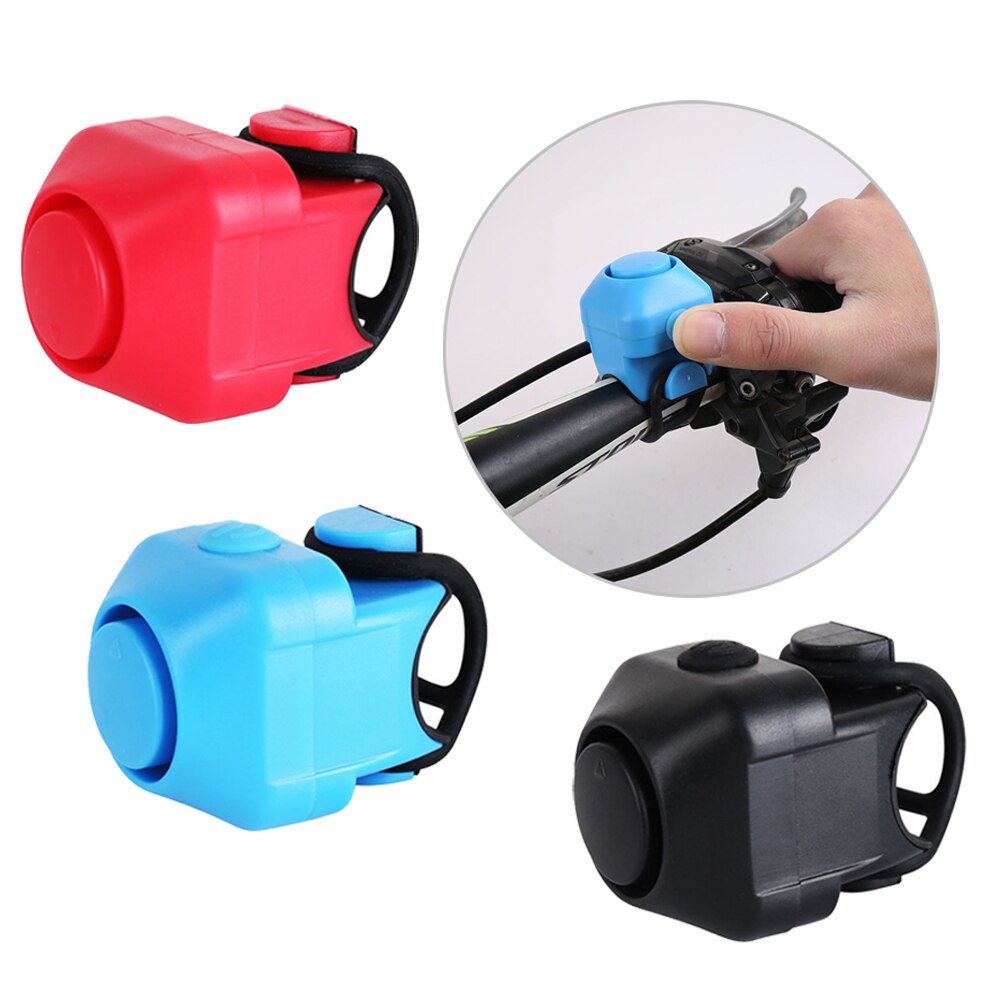 130db slitstark cykelklocka varningssäkerhetscykelhandtag metallringklocka mini elektrisk hornhandtag larmcykeltillbehör