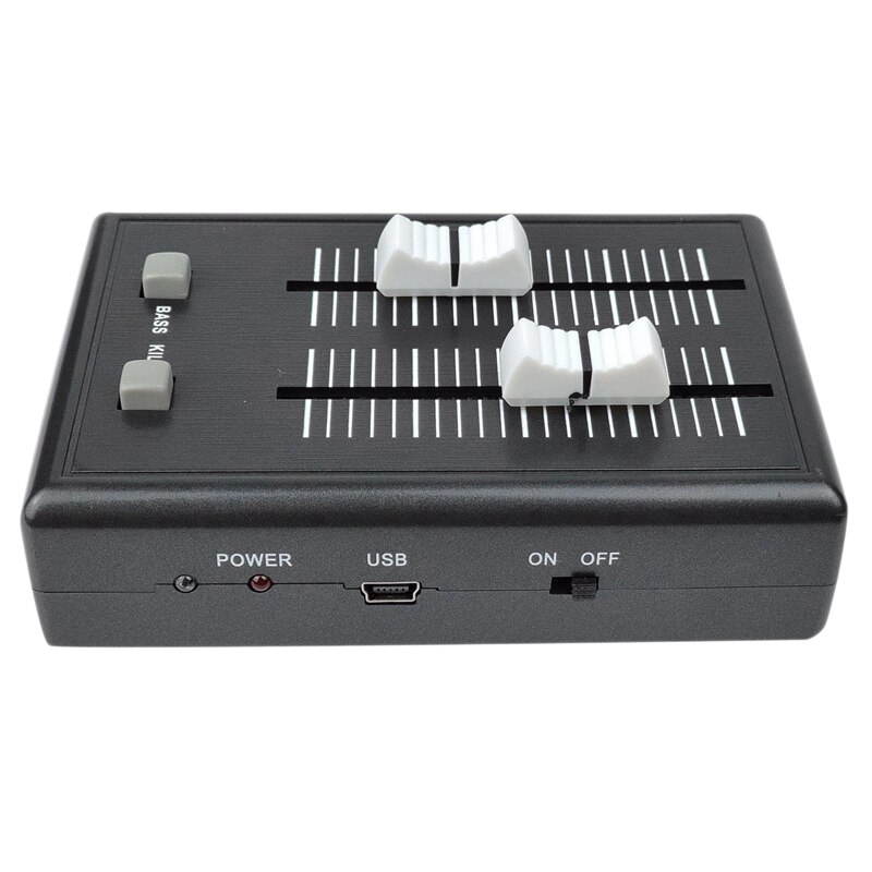 Mini Dj Mixer Console 2 Kanaals Audio Mixer Console Voor Telefoon/Computer/Laptop/Dvd