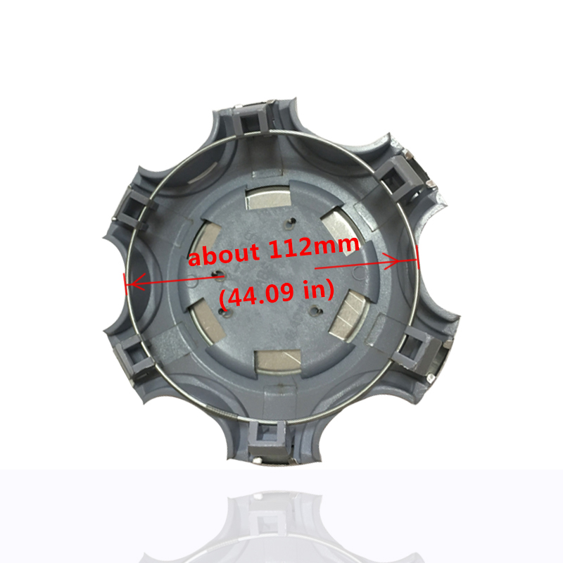 4 pièces en aluminium enjoliveur de roue centre de roue capuchons de jante pour 2002 Toyota Land Cruiser Prado 120 2700/4000 4.0L TY-088