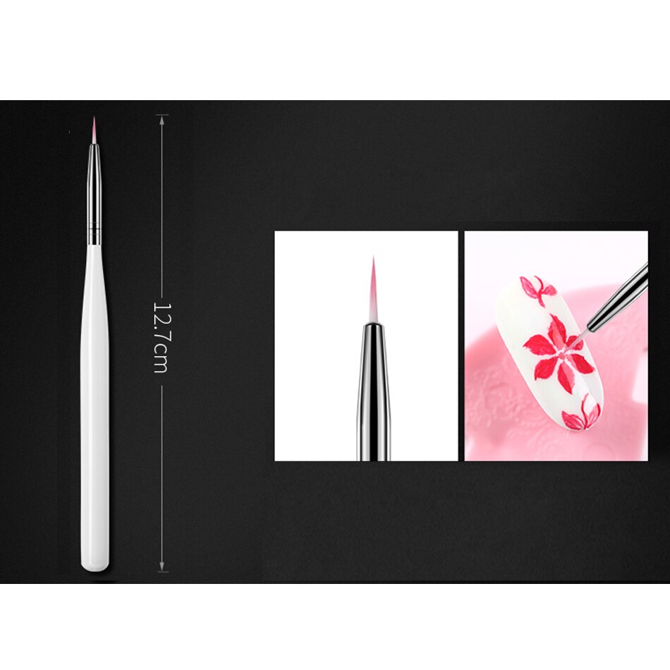 Rohwxy gel nagelpen kwast voor nagels nagel snijpen kwast voor nail art schilderen nail art kwast voor manicure tools