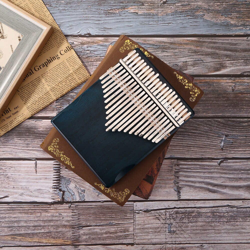 21 Toetsen Kalimba Mahonie Hout Duim Vinger Piano Muziekinstrument Afrikaanse Duim Vinger Piano Mbira