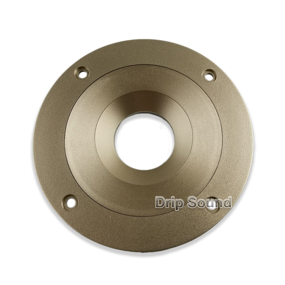 4 "tums högtalare diskanthölje panel dekorativ cirkel högtalare fast platta  od105mm 30mm hål: 1 st / Gyllene