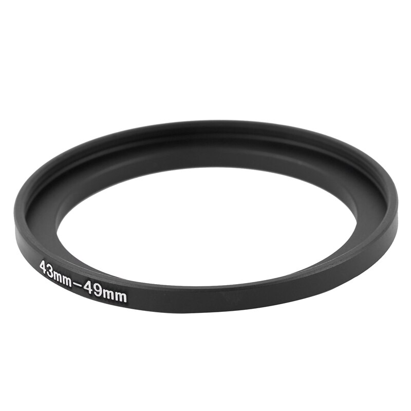 SHOTAY Anello Adattatore Step-Up Da 43mm A 52mm – In Alluminio Nero Opaco Per Filtri E Obiettivi - 2