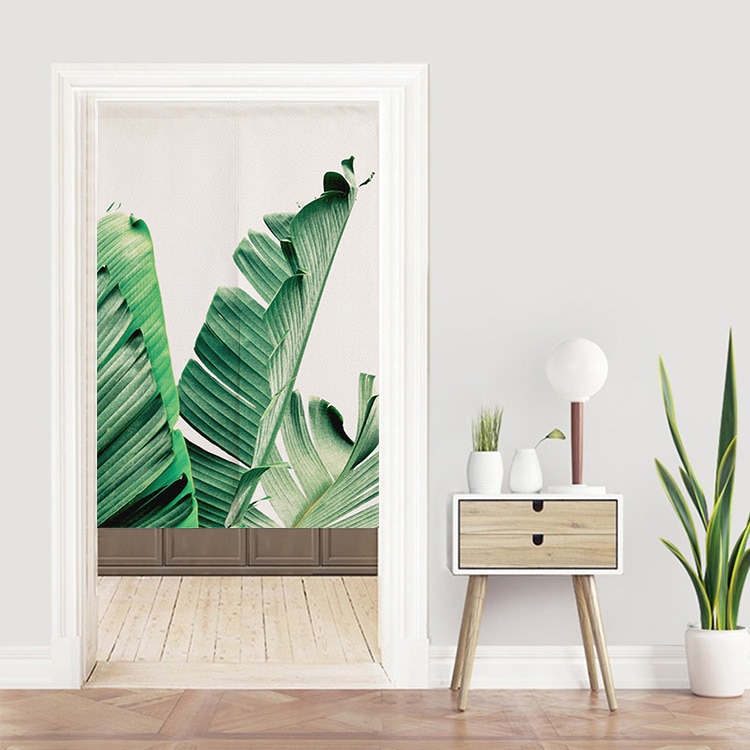 Modern blad dörr gardin vardagsrum sovrum jalusi gardin noren japansk gardin entré feng shui dörr gardin