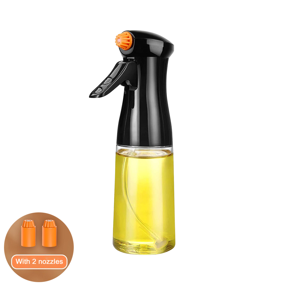 2 stuks oliespuit voor koken, verbeterde olijfolie spuitfles spuitdispenser voor luchtfriteuse, salade, bakken, frituren, barbecuegereedschap: Army Green