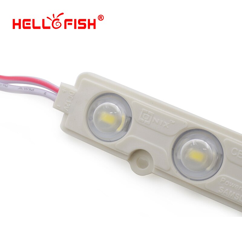 Hello Vis 20 stks DC12V 5630 3 LED Modules Gevuld met Plastic Wit/Warm Wit met Tracking Nummer