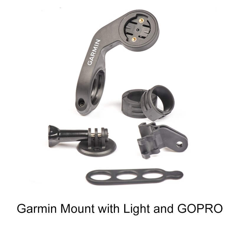 Garmin Computer Mount Fiets Computer Fiets Mounts Voor Garmin Edge 200 500 530 810 1000 Fiets Accessoires: with Light and GOPRO