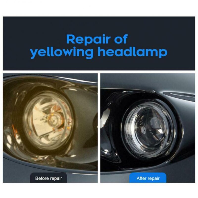 30/10Ml Auto Koplamp Polijsten Reparatie Middel Vloeistof Voor Car Head Lamp Scratch Remover Restauratie Kit Auto Licht schoonmaken Set