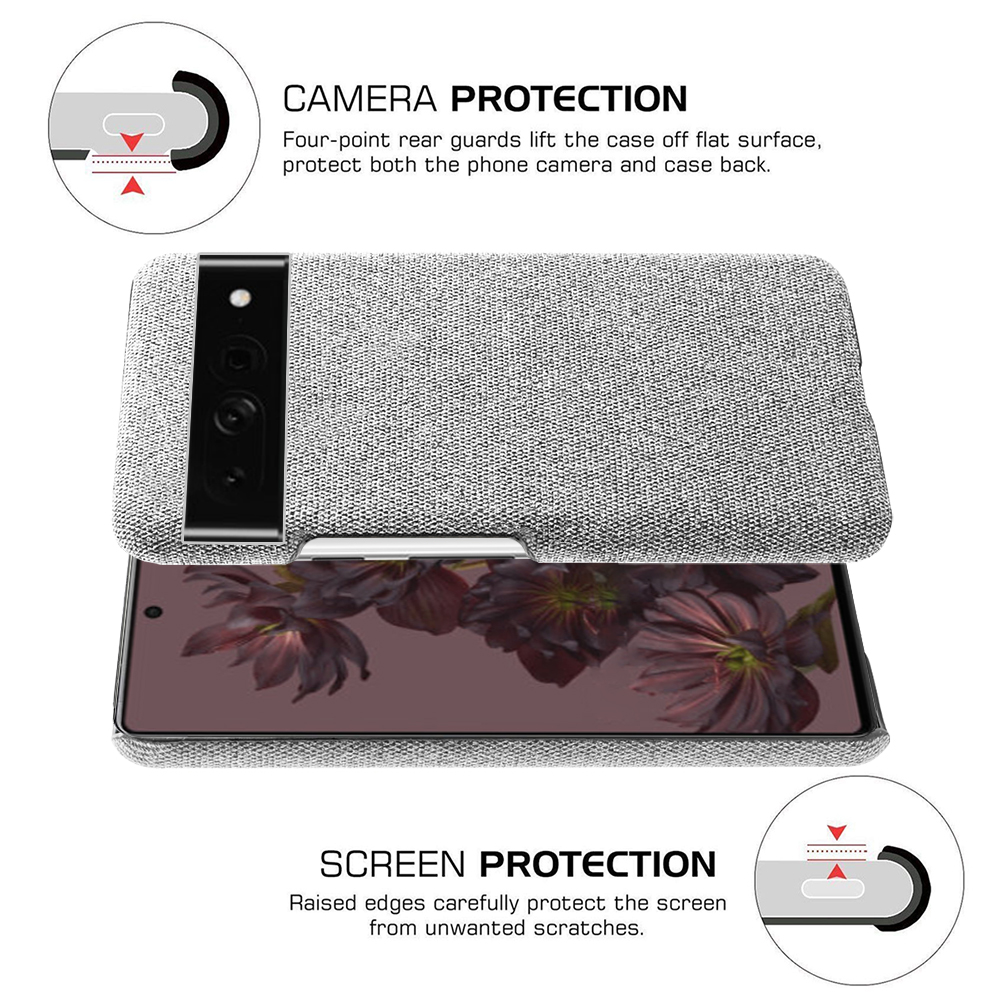 Cloth Case For Google Pixel 7 Pro 6 6pro 5A Case Luxury Fabric Antiskid Cover For Google Pixel 7 7pro 6A 6 Pro