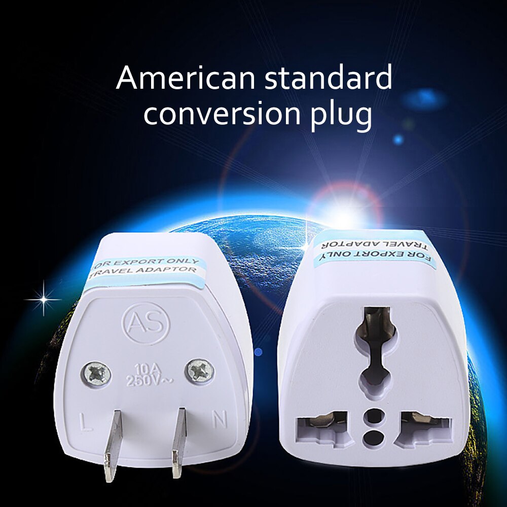 Adaptateur universel de prise ue, prise internationale chine vers ue, prise américaine, adaptateur de voyage, convertisseur de prise électrique, adaptateur de prise de courant h