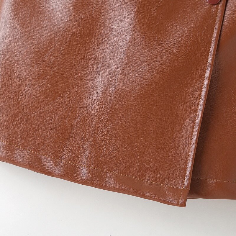 Meisjes Pu Lederen Rokken, Kinderen Kleding, Meisjes Mode Korte Rokken, lederen Rokken Geschikt Voor 3-7 Jaar Oud