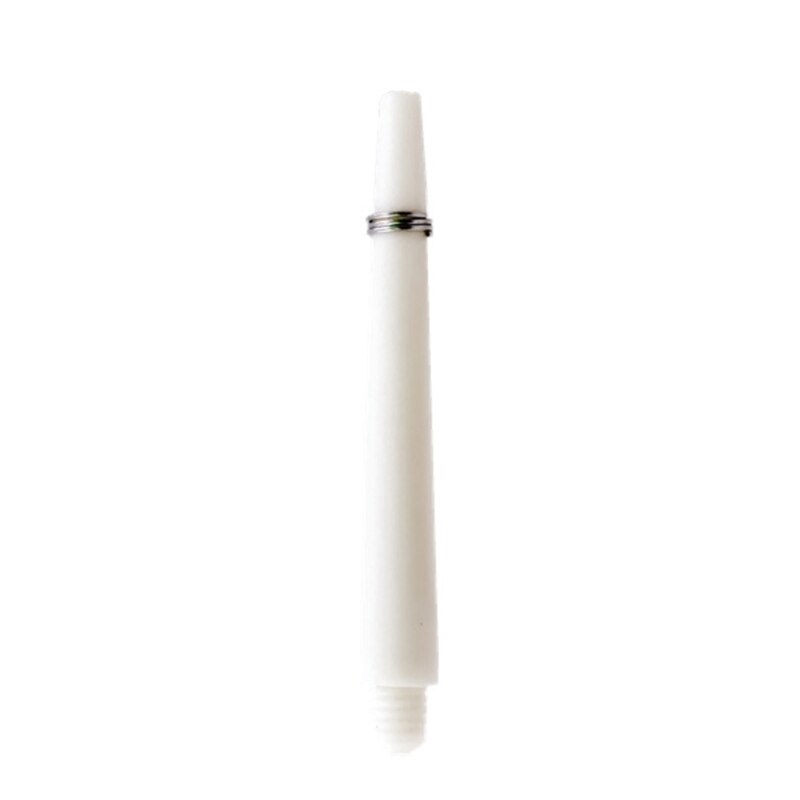 1pcs 50mm Nylon Dart Shafts Standard Screw Thread Plastic Darts Rod Stem Replacement: White