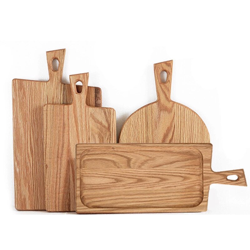Oak tray chopping board bread board cuisine display tray kitchen board wood cutting board