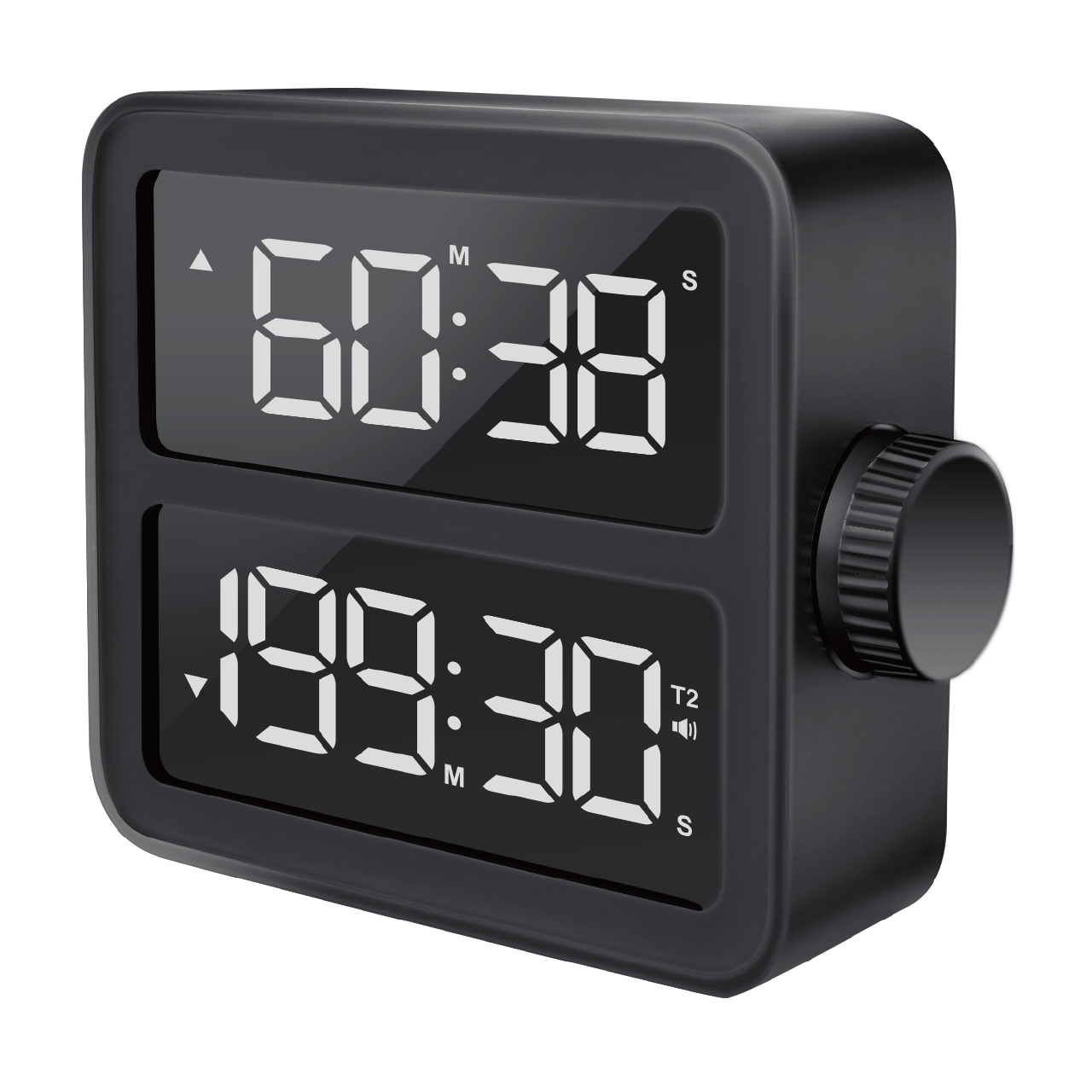 Runleader Digitaler Küchentimer Mit 4 Countdown-Zeitgebern – Große Anzeige Für Backen, Kochen & Fitness