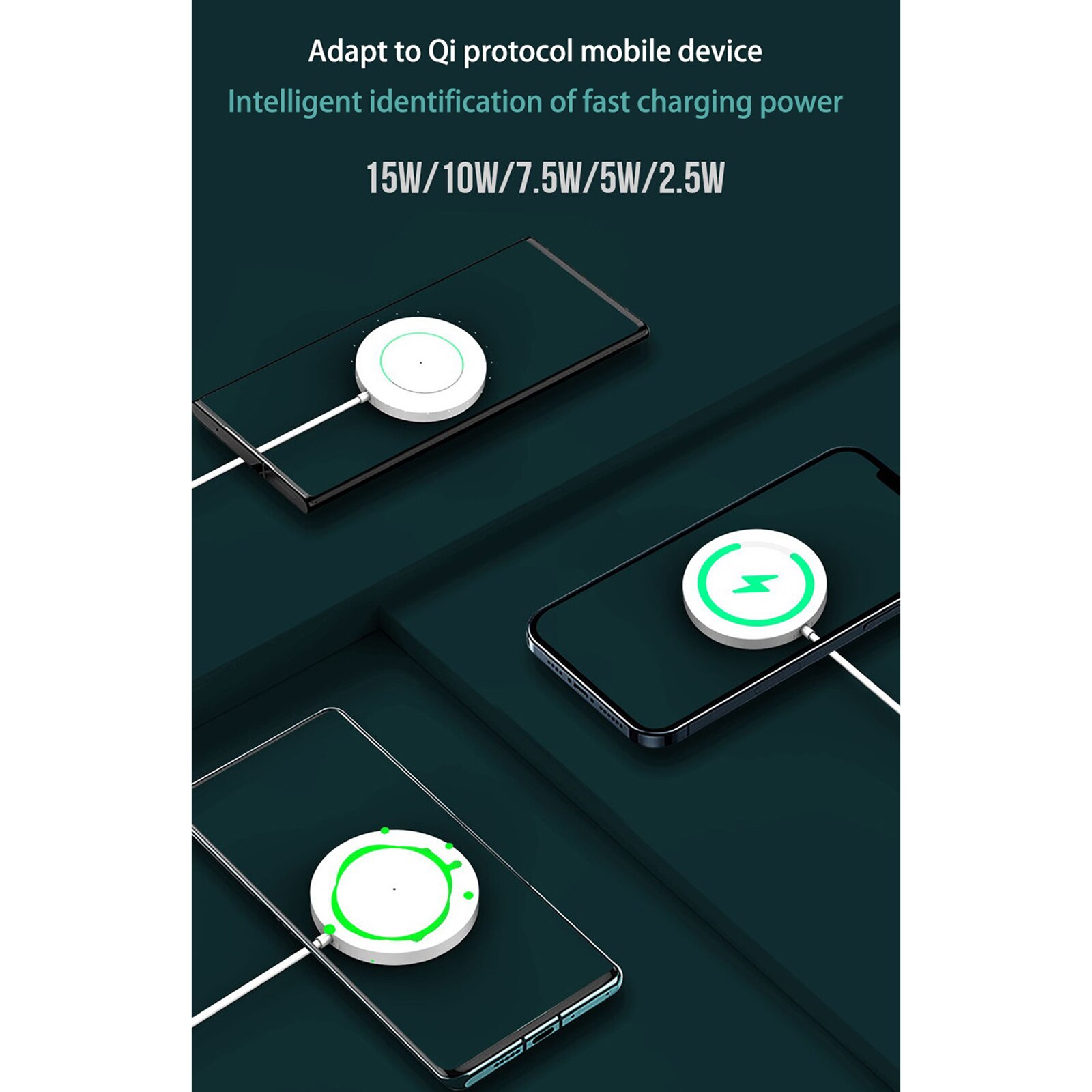 15W Charger Wireless Magnet for iPhone12/iphone 12 mini Mobile Phone Fast Charger For iPhone 12 Pro/iPhone 12pro max