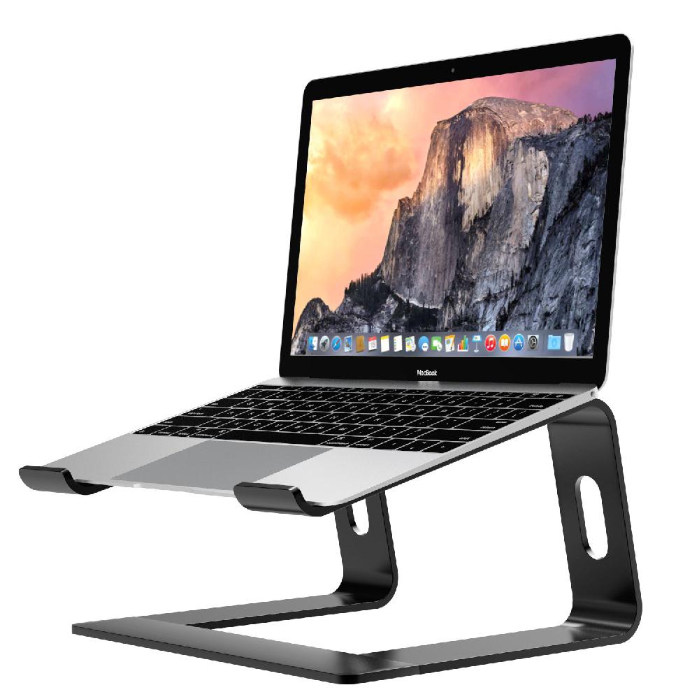 Universal Notebook Stand For MacBook air pro all Laptop Computer Stand Adjustable Bracket Portable Tablet Support: black