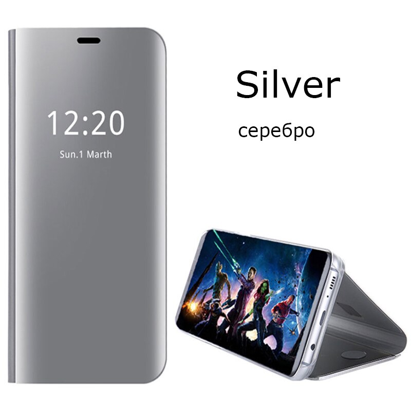 Caso espelho inteligente para samsung galaxy a11 SM-A115F/ds casos fundas flip capa para samsung a11 um 11 caso de telefone para galaxy m11 ue: M11 European version / Silver