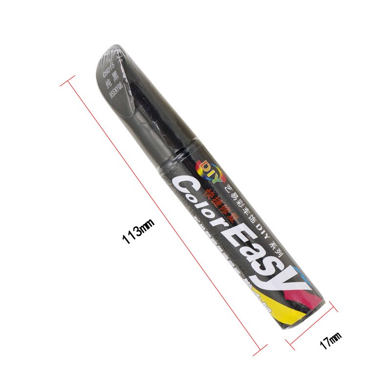 Car Color Paint Repair Scratch Remover White Red Black Silver Color Pro Mending Scratch Repair Paint Pen Clear Paint Care: Black