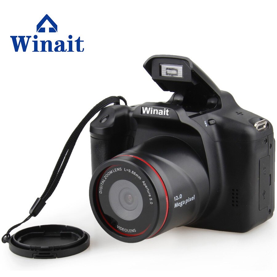 12MP Dslr Camera Met 4X Digitale Zoom 720P 0.3MP CMOS 4 * 5AAA Batterij Winait Digitale Camera Fotografica SD kaart tot 32GB