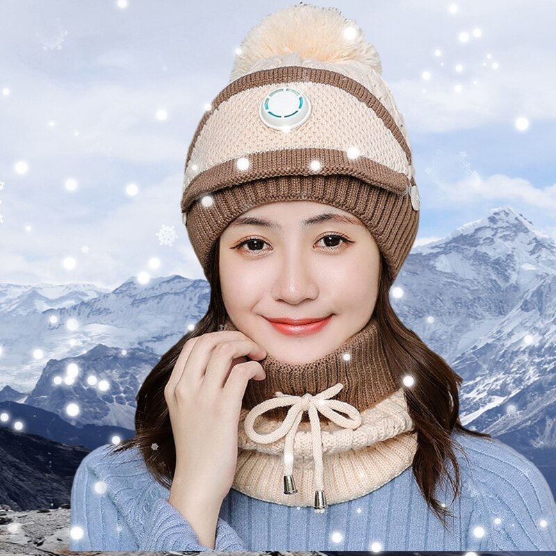 Winter wollen skimutsen nekwarmers mutsen gebreid dames heren thermische bivakmutsen warmer capuchon mutsen fiets skimutsen buiten