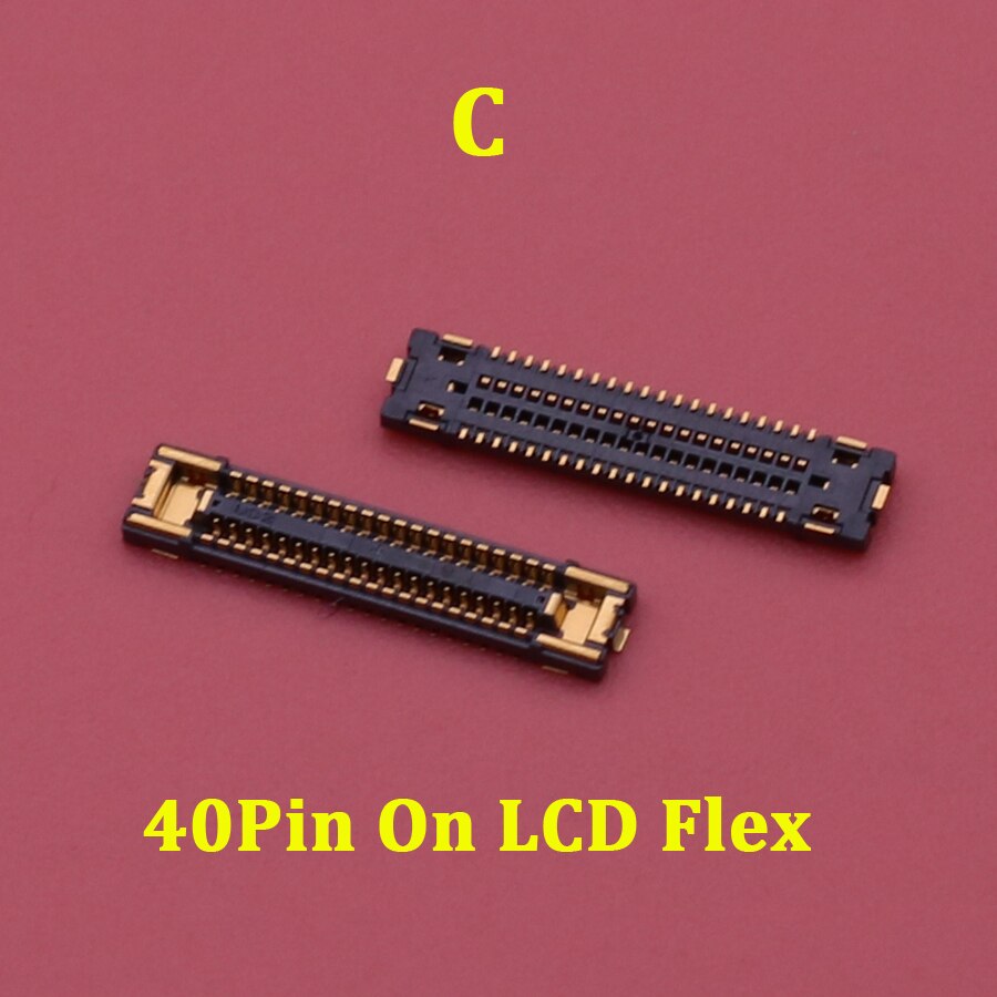 2 Stuks Lcd-scherm Flex Fpc Connector Voor Samsung Galaxy A32 4G A325 A325F 5G A326 A326F a82 A826 Plug On Board 40 78 Pin: C 40pins