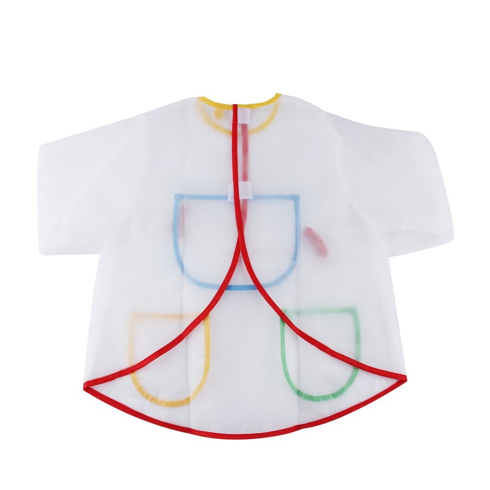Heißer! Baby Fütterung Lätzchen EVA Wasserdicht Langarm Transparent Kittel Lätzchen Schürze Spucktücher Geeignet für Baby Kinder Lätzchen Spuck