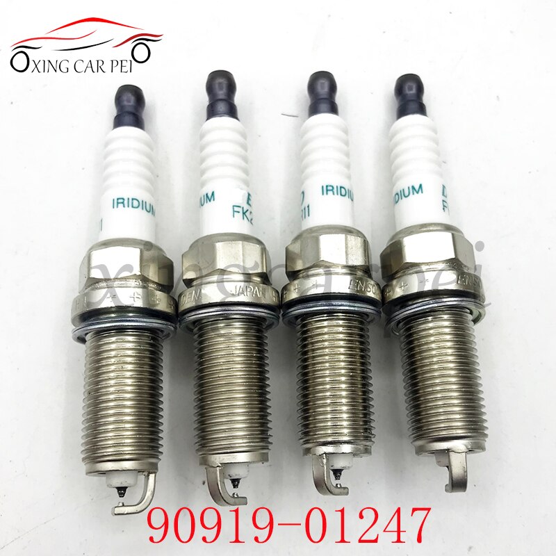 Vela de ignição sc20hr11, 4 unidades, sc20r11 sc16hr11 sk20hr11 sk20br11 sk20bgr11 fk20hr11 para toyota corolla avensis, peça de carro