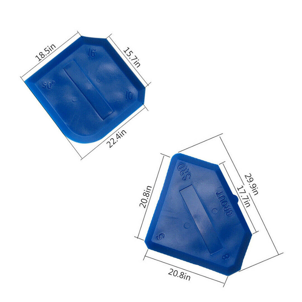 8 Stks/set Siliconenkit Spreader Spatel Caulking Kit Cement Kalefateren Schraper Removal Tool Kit Vloer Tegel Randen Cleaner Hand Tool