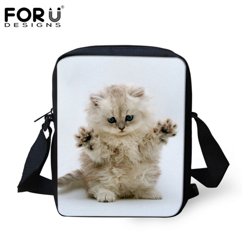 FORUDESIGNS Kawaii 3D Pet Cat borse da donna borsa a tracolla piccola per donna borsa a tracolla famosa marca borsa a tracolla Bolsa