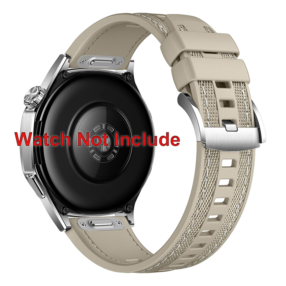 Silikonvävt armband för oneplus watch 2 3 22mm push-on armband för oneplus watch 3/2/2r 22mm män kvinnor armband: Kolsvart / 16mm