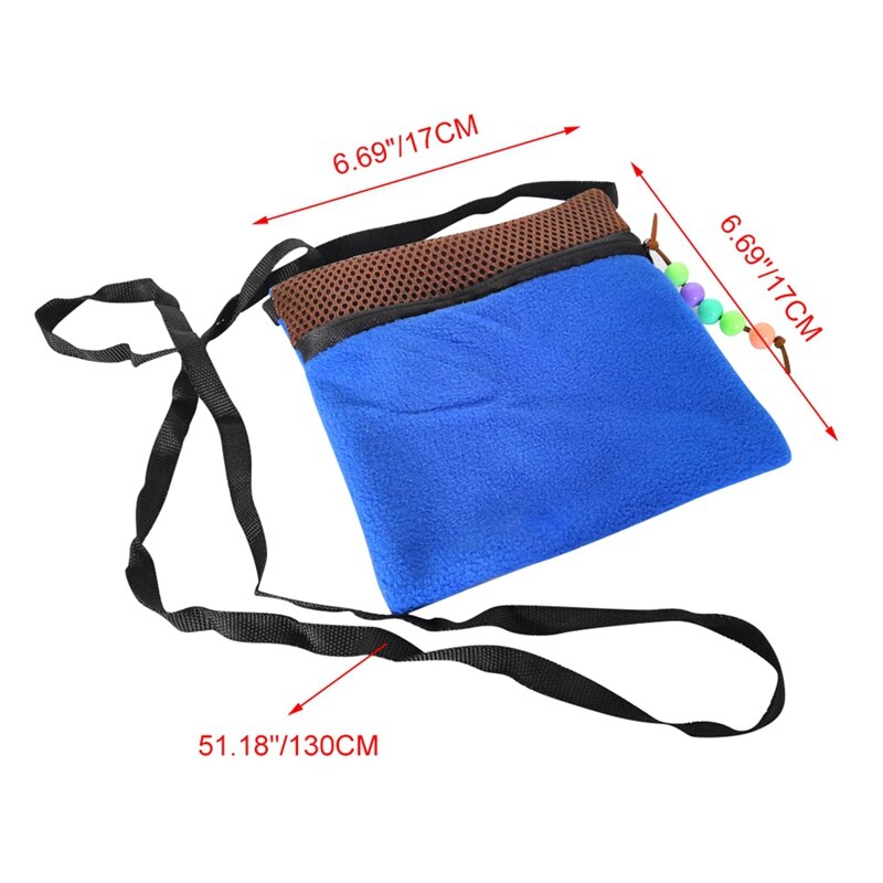Bolsa de transporte de viaje para hámster, pequeña bolsa de viaje para hámster, bolsas de viaje, jaulas, bolsa de cremallera para cama de dormir portátil, bolsa con cremallera para hámster