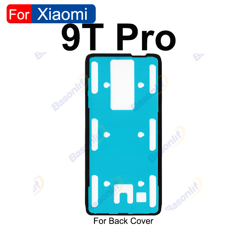 Back Cover Waterproof Adhesive For XiaoMi Mi 10 CC9 Pro 9 8 Lite SE 9T Pro POCO X3 Pro Series Rear Sticker Replacement Glue: Red