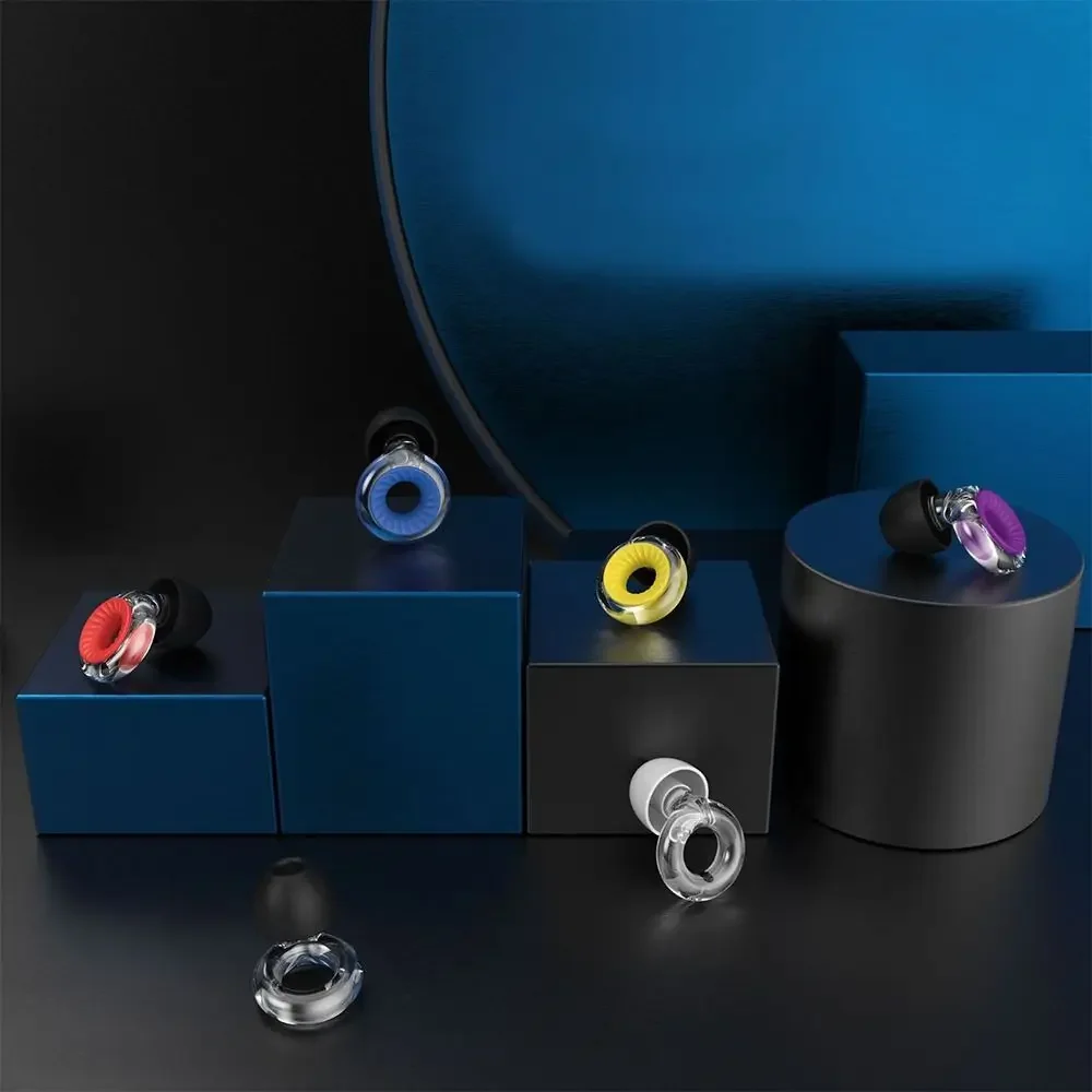 Siliconen oordopjes voor zwemmen Slaap Ruisonderdrukking Ruisonderdrukking-Geluiddicht Verminder storingen - lus Oordopjes Benodigdheden