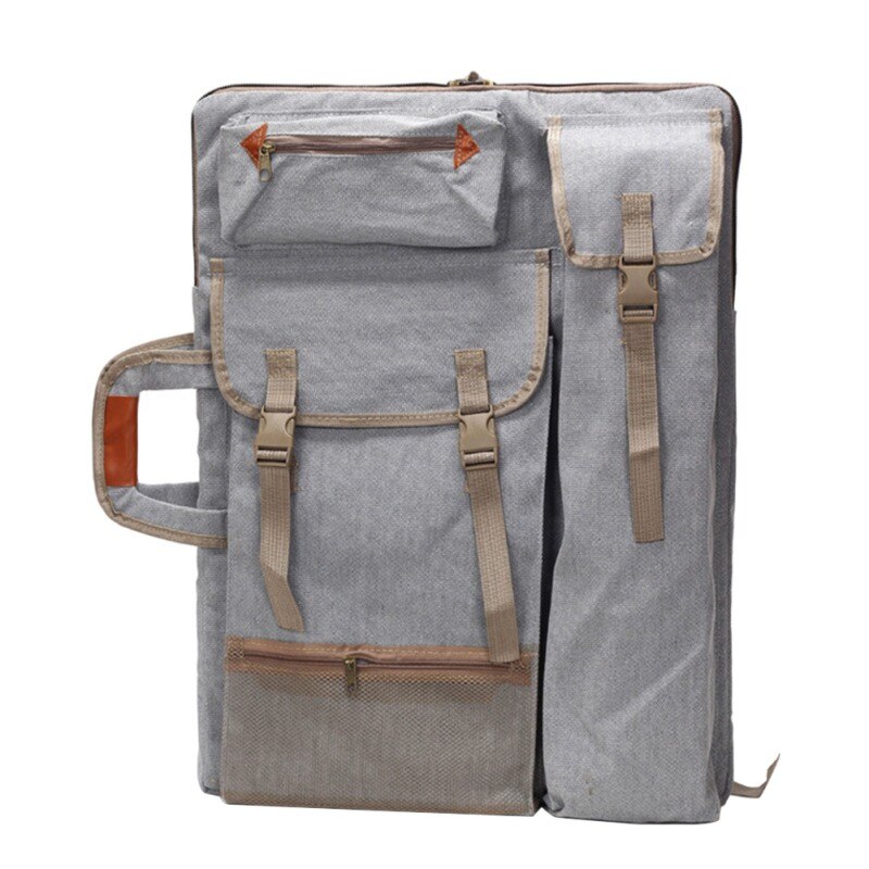 4K toile artiste portefeuille porter sac à bandoulière multifonctionnel planche à dessin sacs pour dessin croquis peinture Pack