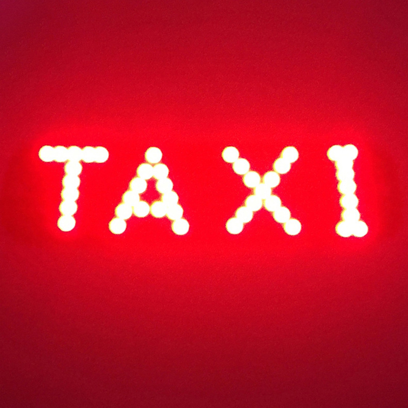 Panel de luz indicadora LED para Taxi, señal de advertencia, encendedor de cigarrillos con ventosa, Faro de señal, luz de Taxi, DC12V
