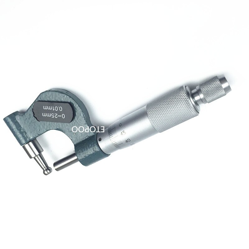 ¡Venta de fábrica! Micrómetro de tubo de 0-25mm, cabezal de tambor, micrómetro especial, herramientas de medición de