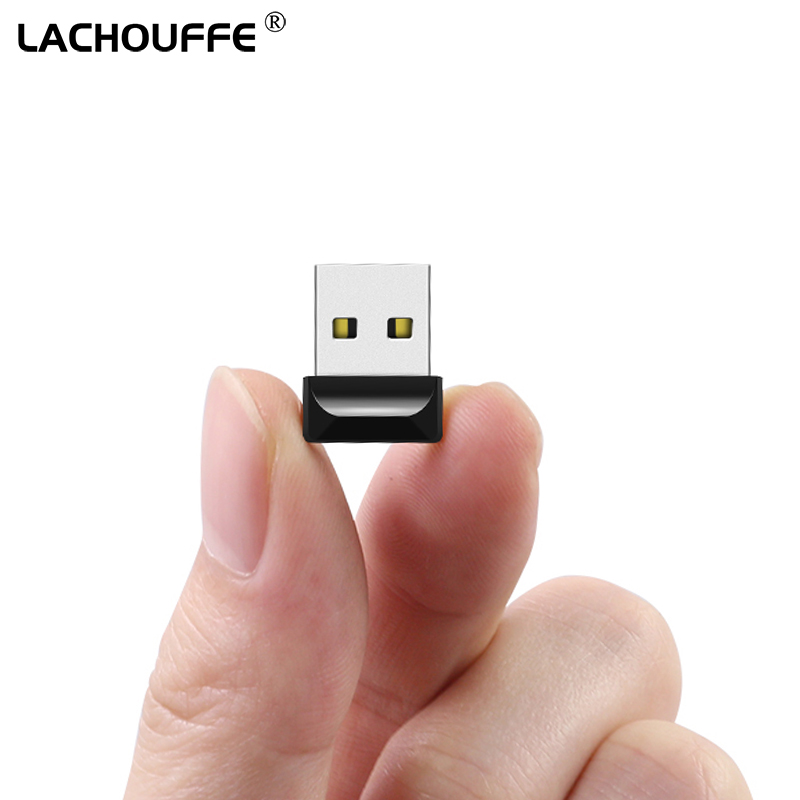 Negro Mini USB flash Drive 128GB 64GB 32GB 16GB 8 GB de Metal Pen Drive Pendrive 128 64 32 16 USB de 8 GB de memoria Flash Cle USB Stick