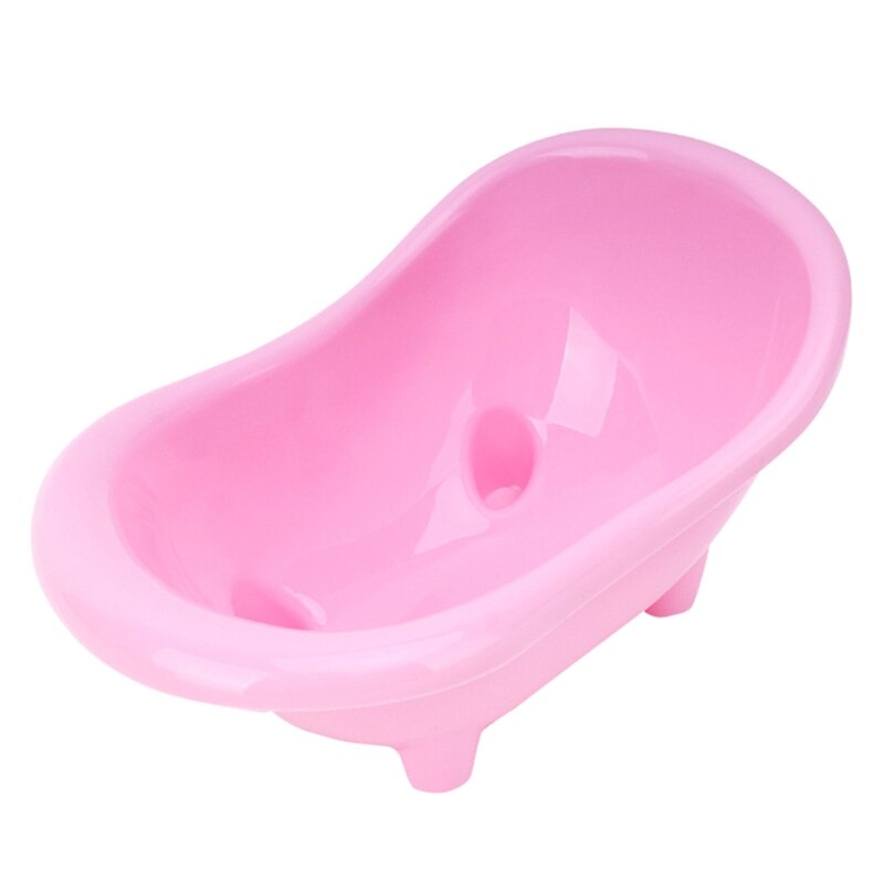 Hamster Sand Bathroom Durable Plastic Sand Bath Container Sandbox Bathing Sand Bowl Cute Bathtub Shape for Gerbil