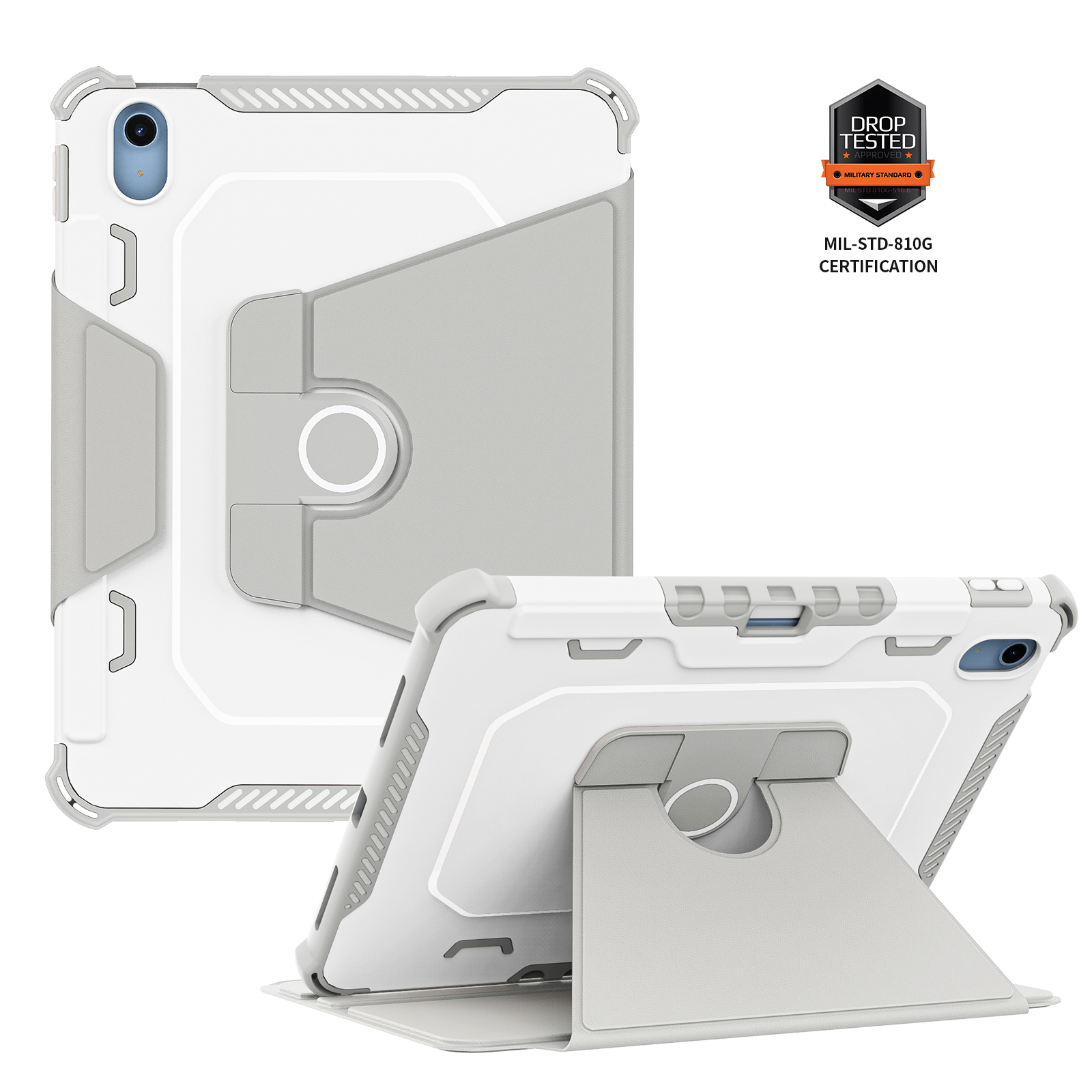 360 Rotation Stand For Apple iPad Air 13 Pro 12.9 Case Flip Book Leather Tablet Protection Cover