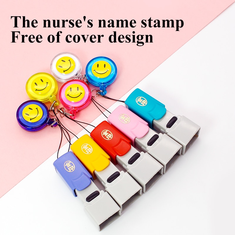 Personal Name Stamp Handwritten Signature Stamp Lettering Personality Art Signature Steal Nurse Name Private Production