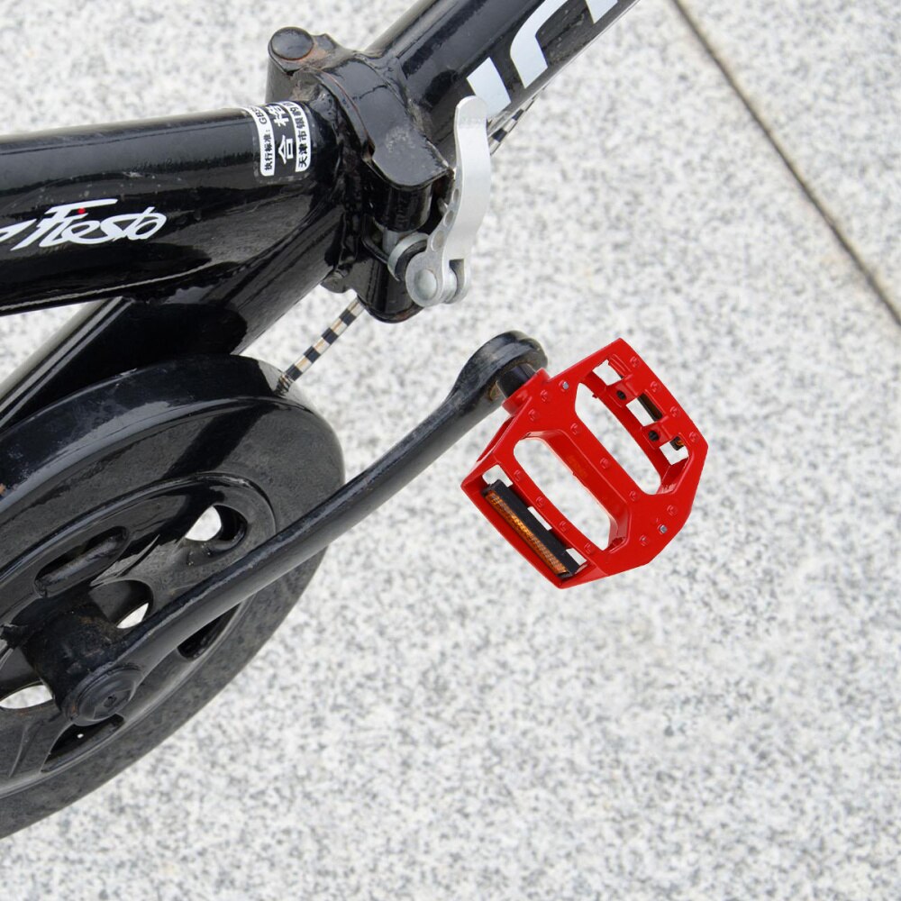 1 Paar Aluminium Fiets Pedaal Speciale Fiets Rollende Bal Pedaal Multifunctionele Fiets Pedalen Fiets Pedaal Accessoire (zwart Singl