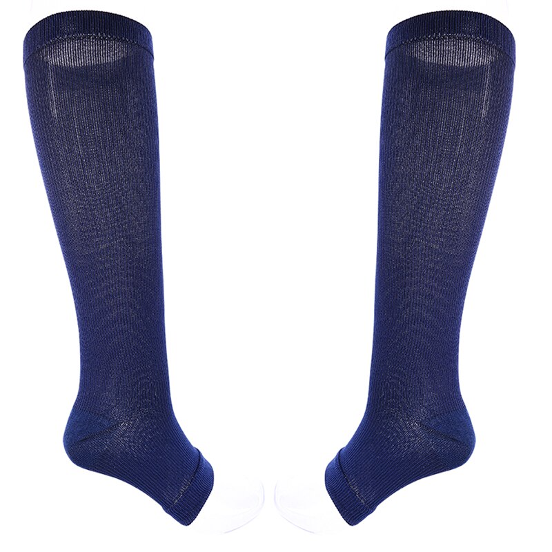 1PC Ankle Brace Compression Support Sleeve Elastic Breathable for Injury Recovery Joint Pain basket Foot Sports Socks: navy
