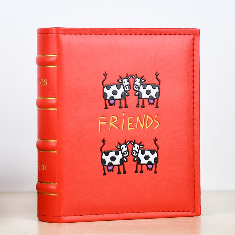 Album Insert-Type Family Album 5-Inch Leather Surface Photo Album 200 Children Baby Growth Album