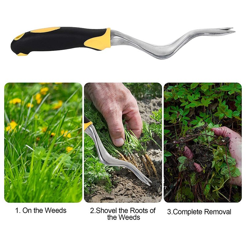 3-Piece Manual Weeding Tool Garden Weeding Tool Gardening Tool Weeding Machine